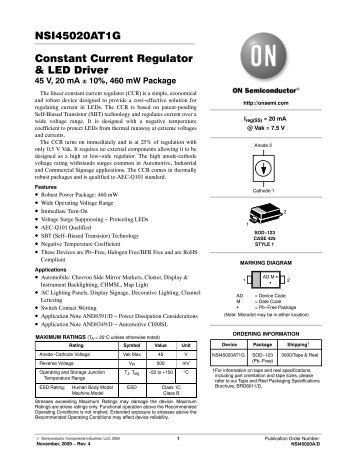 NSI45020A - CCR & LED Driver - Silica