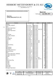 Stock list MAN 16/18 PDF - Herbert Metzendorff & Co.