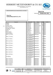 Stock list MWM 208 PDF - Herbert Metzendorff & Co.