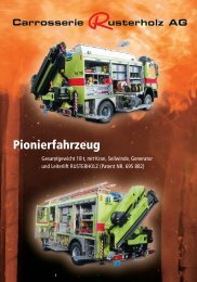 Pionierfahrzeug Carrosserie Rusterholz AG