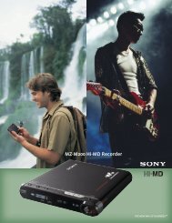 MZ-M200 Hi-MD Recorder - Sony