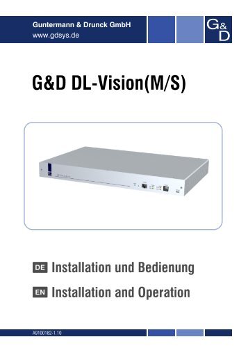 G&D DL-Vision(M/S) - Guntermann und Drunck GmbH
