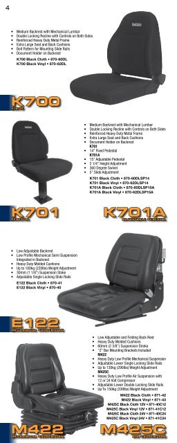 ULTRA SERIES SEATS - Ultra Seat