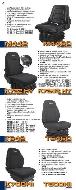 ULTRA SERIES SEATS - Ultra Seat