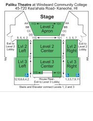 Tri Oval Tower Seating Chart