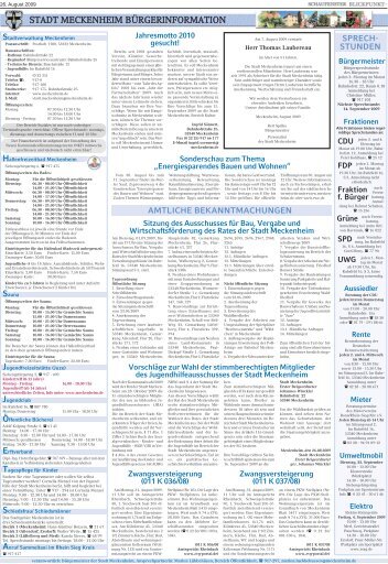 09-34 kue Amtsblatt 35. KW.qxd - Stadt Meckenheim