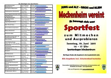 Programm-Info Sportfest 19.6.2011 neu - Stadt Meckenheim