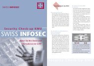 Security Check-Up KMU - Swiss Infosec AG