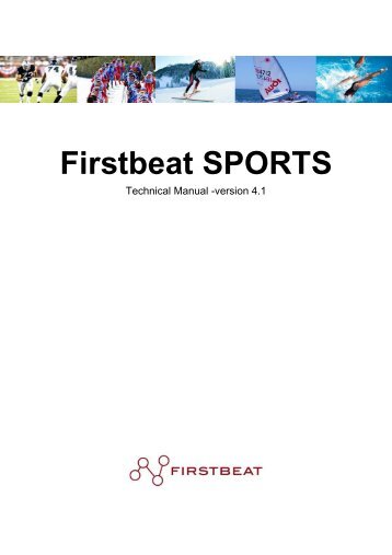 Firstbeat SPORTS 4.1 Technical manual