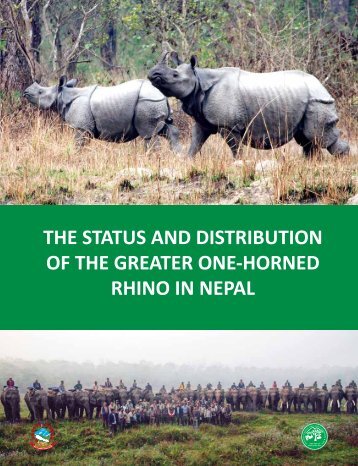 the status and distribution of the greater one-horned rhino in nepal