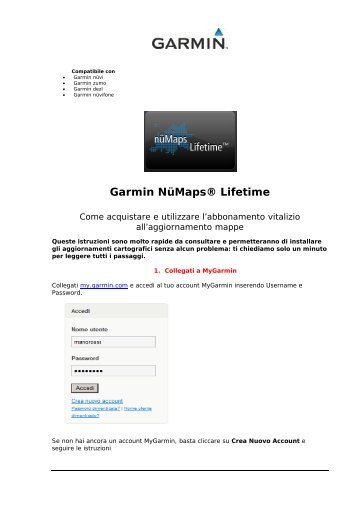 Garmin NüMaps® Lifetime