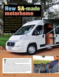 New SA-made motorhome - Vista Motorhomes