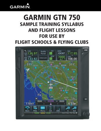 Garmin GTN 750 Sample Training Syllabus and Flight
