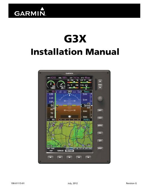 G3X Installation Manual