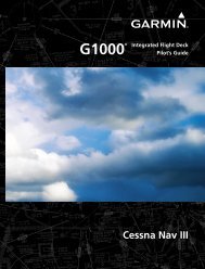 Garmin G1000 Pilot's Guide - Seattle Flight Instruction