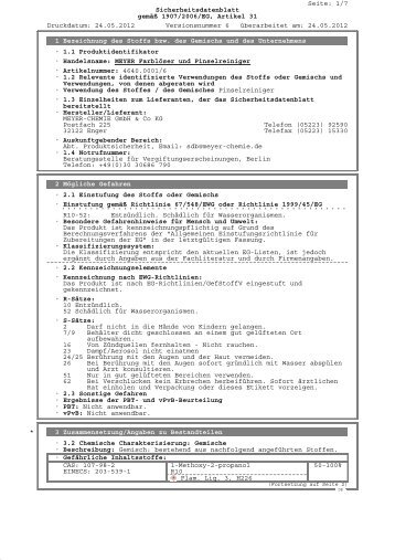 Seite: 1/7 Sicherheitsdatenblatt gemäß 1907/2006 ... - meyer-chemie