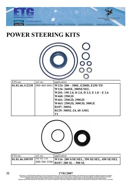 mercedes parts - Meyer Glitza