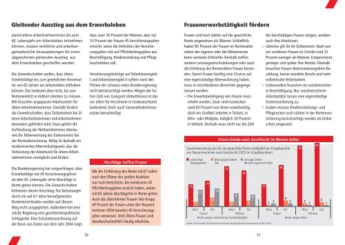 Weißbuch Alterssicherung: Alternativen zur Rente mit 67 - Arbeit ...