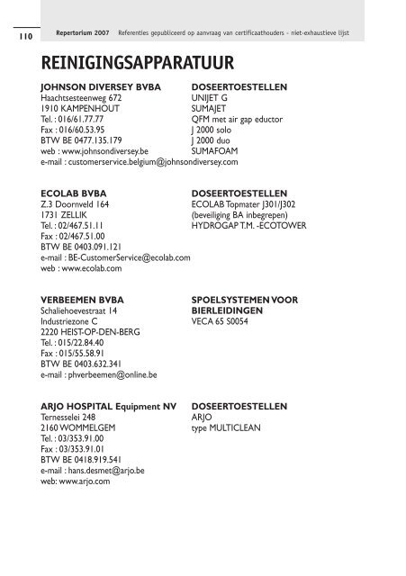 technische voorschriften betreffende de binneninstallaties ...