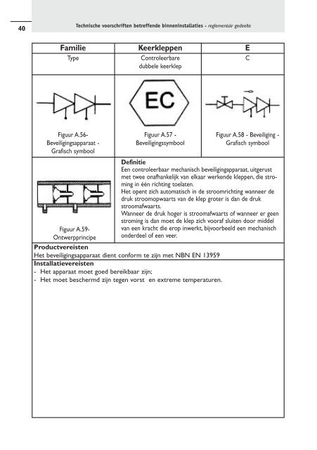 technische voorschriften betreffende de binneninstallaties ...