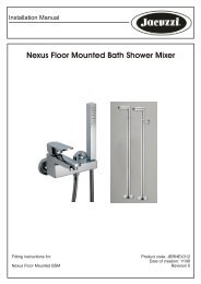 JBRNEX312 - Floor mounted bath shower mixer - Jacuzzi