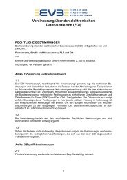 EDI-Rahmenvertrag EVB GmbH - Energie und Versorgung ...