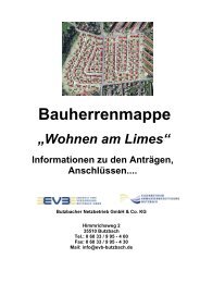 Bauherrenmappe „Wohnen am Limes“ - Energie und Versorgung ...