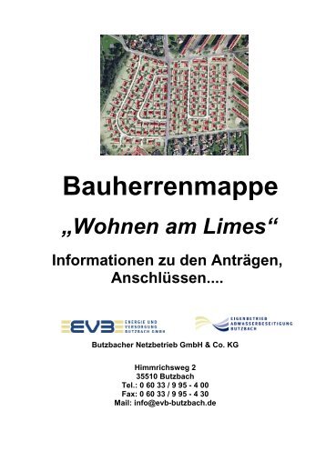 Bauherrenmappe „Wohnen am Limes“ - Energie und Versorgung ...