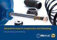 Download flyer suspension and damping - Meyle