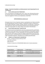 Lieferantenrahmenvertrag - Anlage 1 - EWA Altenburg