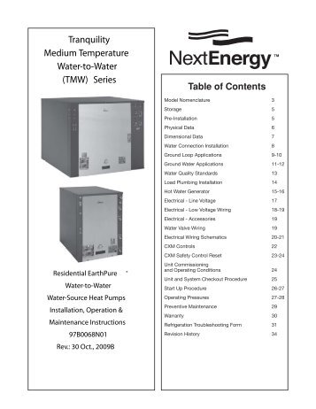 Tranquility TMW™ IOM - NextEnergy