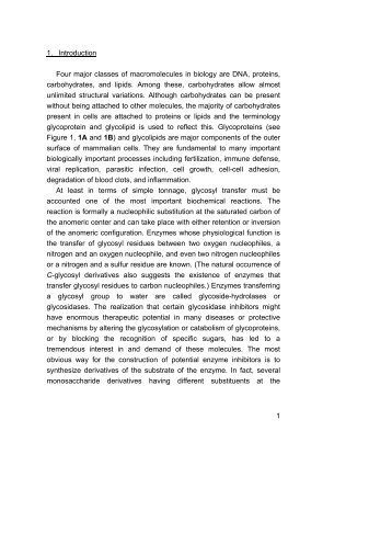 Activation of the anomeric centre for nucleophilic substitution reactions