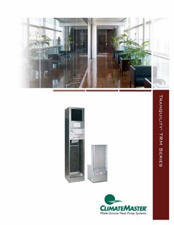 Tranquility® Vertical Stack (TRM) Series - Climatemaster