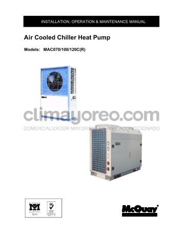 Air Cooled Chiller Heat Pump - Climayoreo