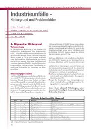 Industrieunfälle - - Brandschutzjahrbuch