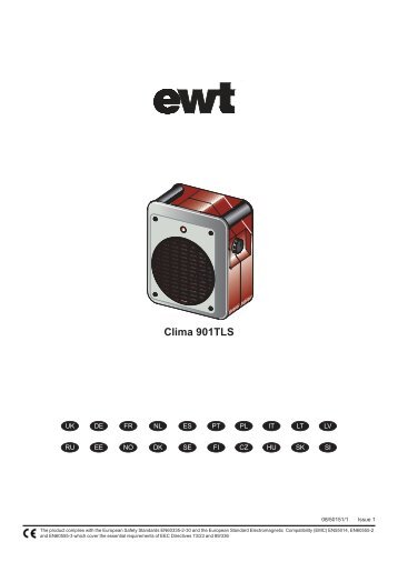 Bedienungsanleitung Clima 901 TLS - EWT