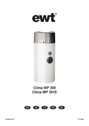 EWT Clima WP 300 & 301 S BA - mehrsprachig