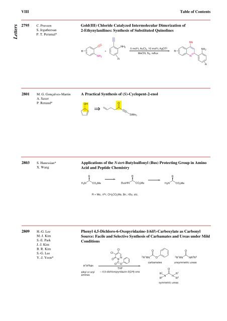 synlett 17/2009 - Thieme Chemistry