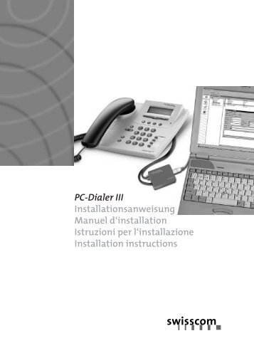 PC-Dialer III Installationsanweisung Manuel d'installation ... - TAPICall