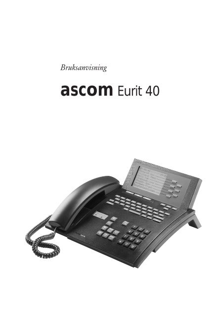 ascom Eurit 40 - Swissvoice.net