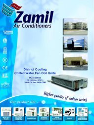 4 row coil - Zamil Air Conditioners