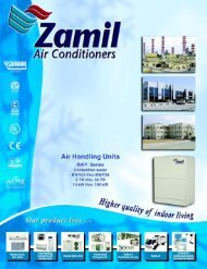 dimensions - Zamil Air Conditioners