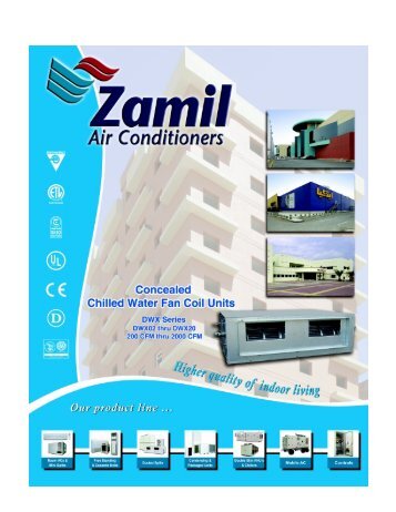 Concealed Chilled Water Fan Coil Units - Zamil Air Conditioners