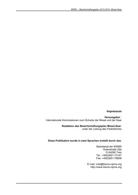 Bewirtschaftungsplan Mosel-Saar.pdf - Wrrl.rlp.de - in Rheinland-Pfalz