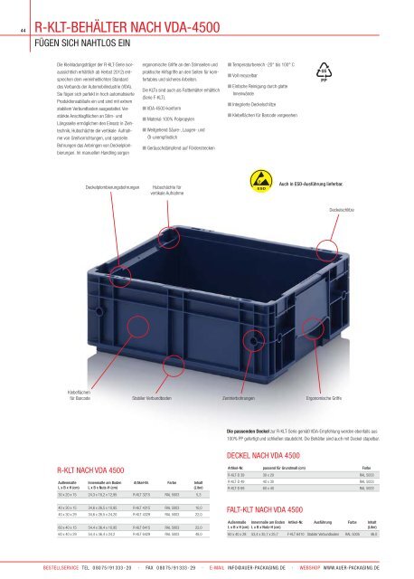 Katalog als PDF - AUER Packaging