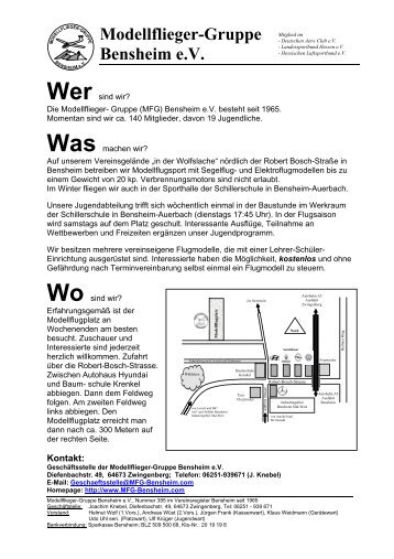 Modellflieger-Gruppe Bensheim e.V.