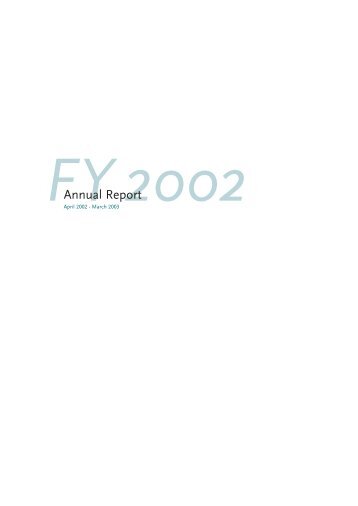 RapportAnnuel.FY2002.d.f - Human Frontier Science Program