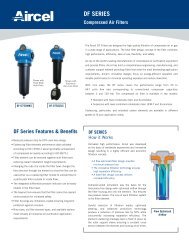 DF SERIES - Aircel Compressed Air Dryer Systems