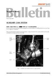 Technical News AUXILIARY CAM SYSTEM - Emhart Glass