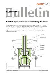 NNPB Plunger Positioners with Split Ring Attachment - Emhart Glass